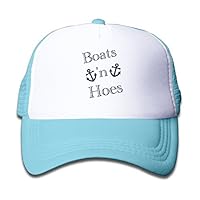 Sunshieldo Prestige Worldwide Boats and Hoes Boy Baseball Hat SkyBlue