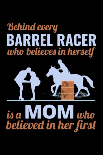 Barrel Racer: Rodeo Equestrian Sports Horse Riding Blank Lined Journal Notebook Diary
