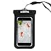 WAPAG Waterproof Bag Case Pouch for iPhone 7, 6s, 6, 6 Plus, 5s, Samsung Galaxy s6, s6 Edge, s5, s4, Note 4, Cell Phone up to 6 inches, Dirt/Snow/Dust Proof, Fits Swimming, Kayaking, IPX8 to 100Feet
