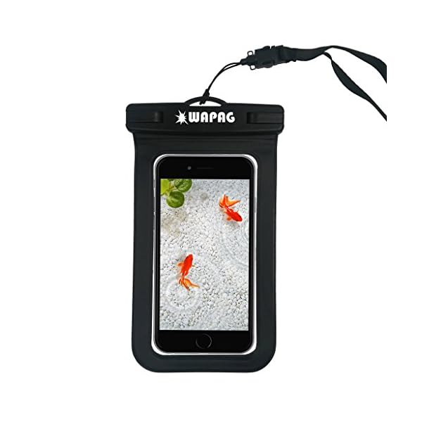 WAPAG-Waterproof-Bag-Case-Pouch-for-iPhone-7-6s-6-6-Plus-5s-Samsung-Galaxy-s6-s6-Edge-s5-s4-Note-4-Cell-Phone-up-to-6-inches-DirtSnowDust-Proof-Fits-Swimming-Kayaking-IPX8-to-100Feet WAPAG-Waterproof-Bag-Case-Pouch-for-iPhone-7-6s-6-6-Plus-5s-Samsung-Galaxy-s6-s6-Edge-s5-s4-Note-4-Cell-Phone-up-to-6-inches-DirtSnowDust-Proof-Fits-Swimming-Kayaking-IPX8-to-100Feet