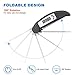 Boomile Instant Read Cooking Thermometer Digital Food Meat Thermometer with Foldable Long Probe for Kitchen, Grill, BBQ, Smoker, Milk, Baking, Bath Water