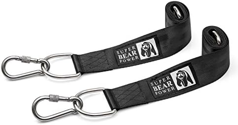 Tree Swing Hanging Kit - Swing Straps - Two 42 inch Tree Swing Straps with Safer Lock Snap Carabiner - Perfect Strap for Tire Swings for Trees &amp; Hammocks &amp; Disc Swings - 1000 lbs Carry Pouch