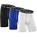 Neleus Men's 3 Pack Sport Compression Athletic Shorts