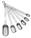 Mrs. Anderson’s Baking Spice Jar Measuring Spoons, Heavyweight 18/8 Stainless Steel, Set of 6 Narrow Measuring Spoons