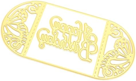 3D Cutting Dies,Wakeu Metal Cutting Dies For Card Making DIY Scrapbooking Embossing Album Paper Card Craft (D/ 56x115mm)