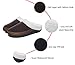 FOOTTECH Slippers for Women Most Comfort Memory Foam Slip on House Shoes Female Warm Cozy Lightweight Fashion Slippers Coffee/Brown Size 7/8