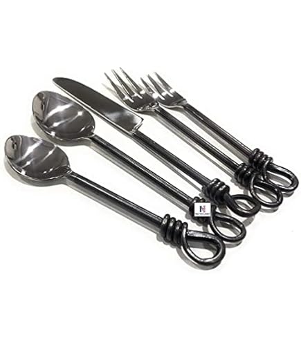Amazon.com | Twist And Shout Stainless Steel Flatware Set Hand