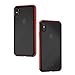 Moshi Vitros for iPhone Xs Case/iPhone X Case 5.8-inch, Military Drop Protection, Flexible TPU, Slim Thin Phone Cover for iPhone Xs/X, Crimson Red Frame