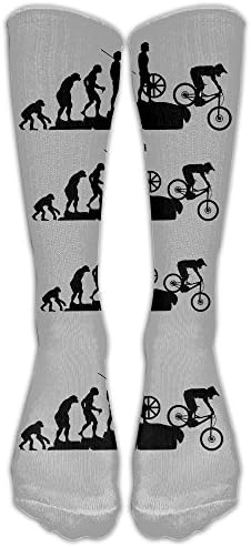 Interesting Mountain Bike Downhill Car Novelty Unisex Stockings Men's&women's Calf Athletic Socks One Size