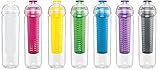 Infuser Water Bottle 27oz - H2go Fresh -FREE Recipe Guide Included* - Create Your Own Flavored Water, Naturally | Another Fun & Healthy Way to Enjoy Your Daily Water