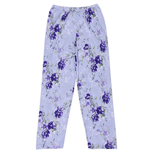 ENJOYNIGHT Women's Stretch Cotton Pajama Pants Print Sleepwear (One Size (fits for L-XXL), Type5)