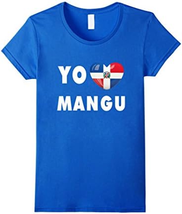 Womens Yo Love Mangu Dominican Republic Espanol Food T Shirt Small Royal Blue