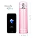 Stainless Steel Water Bottle, FILWO Double Wall Vacuum Insulated Coffee Travel Mug 100% Leak & Sweat Proof BPA Free, Cold 24 Hrs/Hot 12 Hrs 15 oz One Hand Open Vacuum Flask (Pink)