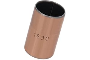 Aicosineg Oilless Bushings 16mm Bore x 18mm OD x 30mm Length Plain Bearings Wrapped Carbon Steel Base 1630 Sleeve Bearing 1pcs
