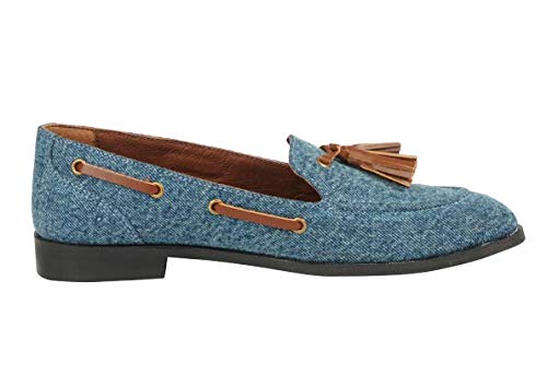 moccasins blue