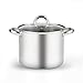 Cook N Home 6.5 Quart Stockpot with Lid, Stainless Steel