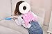 Baby Toddlers Head Protective, Adjustable Infant Safety Pad for Baby Walkers Protective Head and Shoulder Protector Prevent Head Injured Suitable Age 4-24 Months,Cute Angel Wings (Pink)
