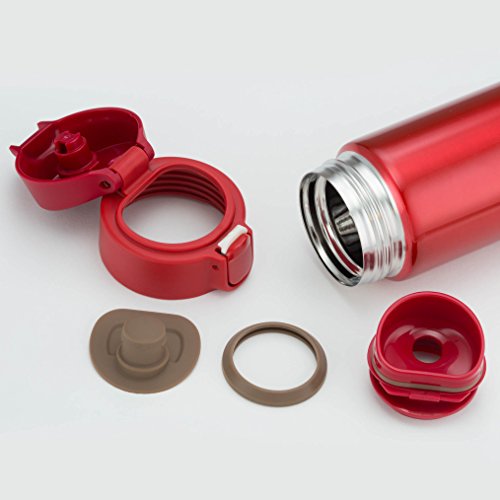 Tiger Insulated Travel Mug, 12Ounce, Red Gourmet Coffee USA