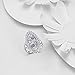 ANGEMIEL Ubei Jewelry 925 Sterling Silver Openwork Flowers and dragonfly Filigree Ring Size 10