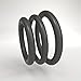 Silicone Rings for Bigger Fuller Fun (Black)