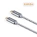 Type USB C-C Cable, CableCreation 6.6ft Braided USB 2.0 Type C (USB-C) to Type C Data Charging Cable(3A) Compatible MacBook(Pro), Nintendo Switch, Chromebook Pixel, Nexus 5X/ 6P, etc (Space Gray)