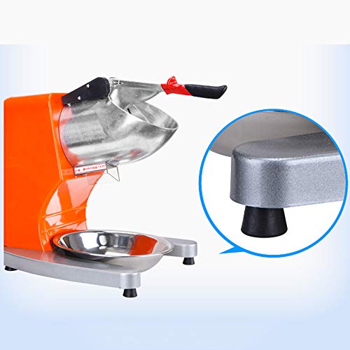 Eis Crusher Maschine Ice Crusher Eiszerkleinerer Ice Shaver Maschine,80 Kg/H, 300 W Motor Aus Reinem Kupfer,Einfach Zu… – Bild 6