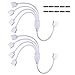 RGBZONE 2 Pack 5 Pins 1 to 4 Splitter Cable Y-Splitter for 5050 3528 RGBW RGBWW LED Light Strip with 5 Male 5 Pin Plugs