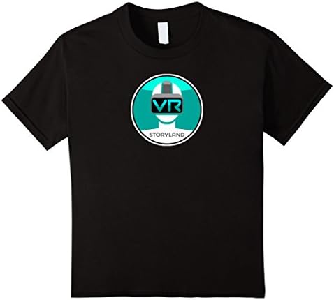 Kids Official LOGO t-shirt VR Storyland Virtual Reality (teal) 4 Black