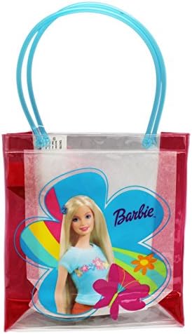 Barbie Flower Power Transparent Vinyl Kids Candy Bag