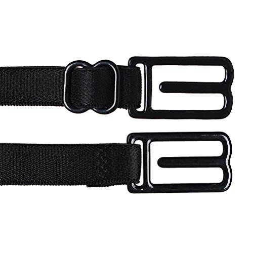 SUMAJU Bra Straps Clips Set, 3Pcs Bra Straps and 3 Pack Racerback Bra Clips for Straps Women Full Cup Size