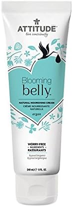 Attitude Blooming Belly Natural Nourishing Cream - argan, Apple Blossom, 8 oz - 2pc