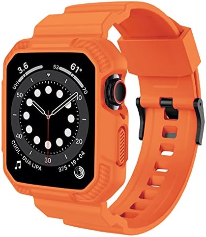 OROBAY Compatible with Apple Watch Band 45mm/44mm/42mm with Case