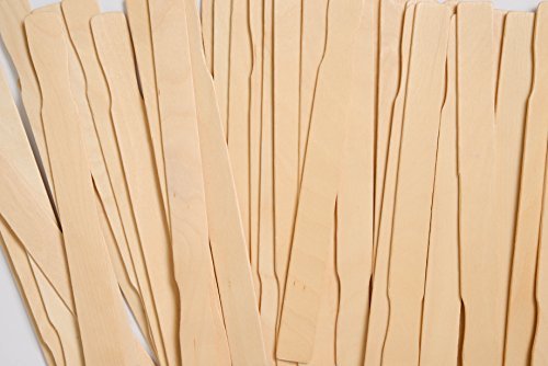 Henry Bukke's Best Birch Paint Sticks, 1000 Bulk Pack, 14 Inch – Clean & Smooth for Automotive, Industrial, Beauty, Art & Craft Projects, Made in USA