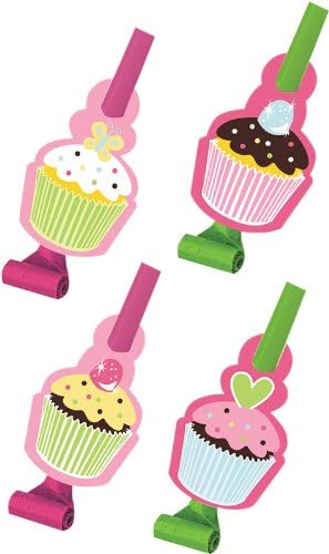 Creative Converting Sweet Treats Birthday Party Blowouts, 8 Count