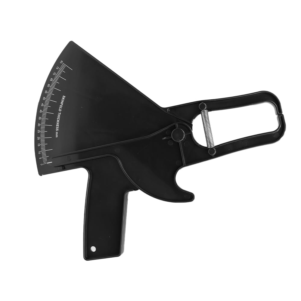 Sarini Skinfold Caliper for Measuring Body Fat,Weight Loss Measure Tester,Black