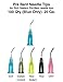 Dental Pre Bent Needle Tips 25 Ga./Blue, Etch
