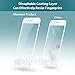[1+1 Pack] Klearlook [Crystal Series] Front Ultra Clear 3D Full Coverage Tempered Glass Screen Protector and Back Matte PET Film for Apple iPhone 7 Plus [White Frame]