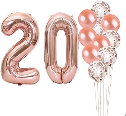 Amazon Co Jp 20歳の誕生日装飾パーティー用品 20歳の誕生日バルーン