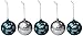 Philadelphia Eagles 2016 5 Pack Shatterproof Ball Ornament Set