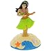 Solar Powered Dancing Hula Girl - Green Skirt, Pink Top by Greenbrier
