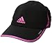 adidas Women's Superlite Cap, Black/Subdued Print/Shock Pink, ONE SIZE