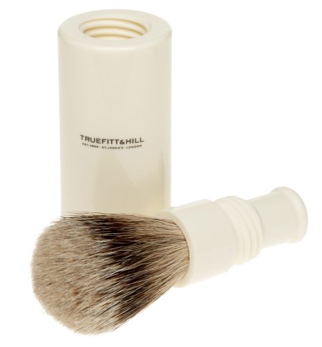 Truefitt & Hill Ivory Turnback Traveler Badger Hair Brush