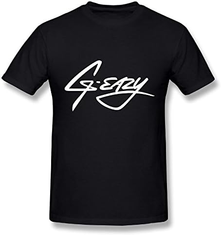 G-Eazy Logo20161 Mens Cotton T Shirts Black M