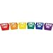 Really Good Stuff Plastic Storage Baskets for Classroom or Home Use - Fun Rainbow Colors - 13