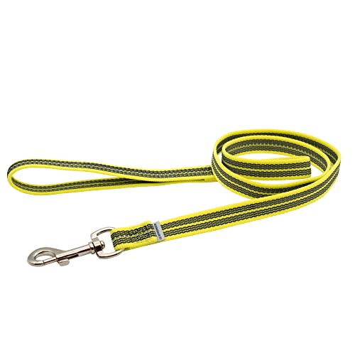 Rubber-Coated Lead with Hand Loop Neon Yellow 200 cm (2 m)