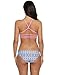 Ekouaer Women Summer Swimsuit Push Up Padded Print Swimwear for ladies Sexy Bikini Set