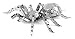 Set of 5 Metal Earth 3D Laser Cut Models - Bugs: Scorpion, Stag Beetle, Tarantula, Praying Mantis, & Dragonfly