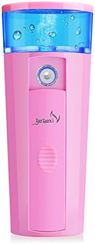 Yayaxi Rechargeable Mini Spray Facial Eyelash Mister Portable Handy Nano Moisture Skin Care with USB Red