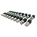 ZRAMO 20 Pcs Q9 Screw Terminal Camera Video BNC Male Balun Adapter Connector for Coax CAT5 CCTV Security Camera