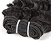 FASHION LINE Brazilian Body Wave/Water Wave/Deep Wave/Funmi/Human Hair Bundles Unprocessed Human Hair Natural Black(Water Wave, 4 Bundles)